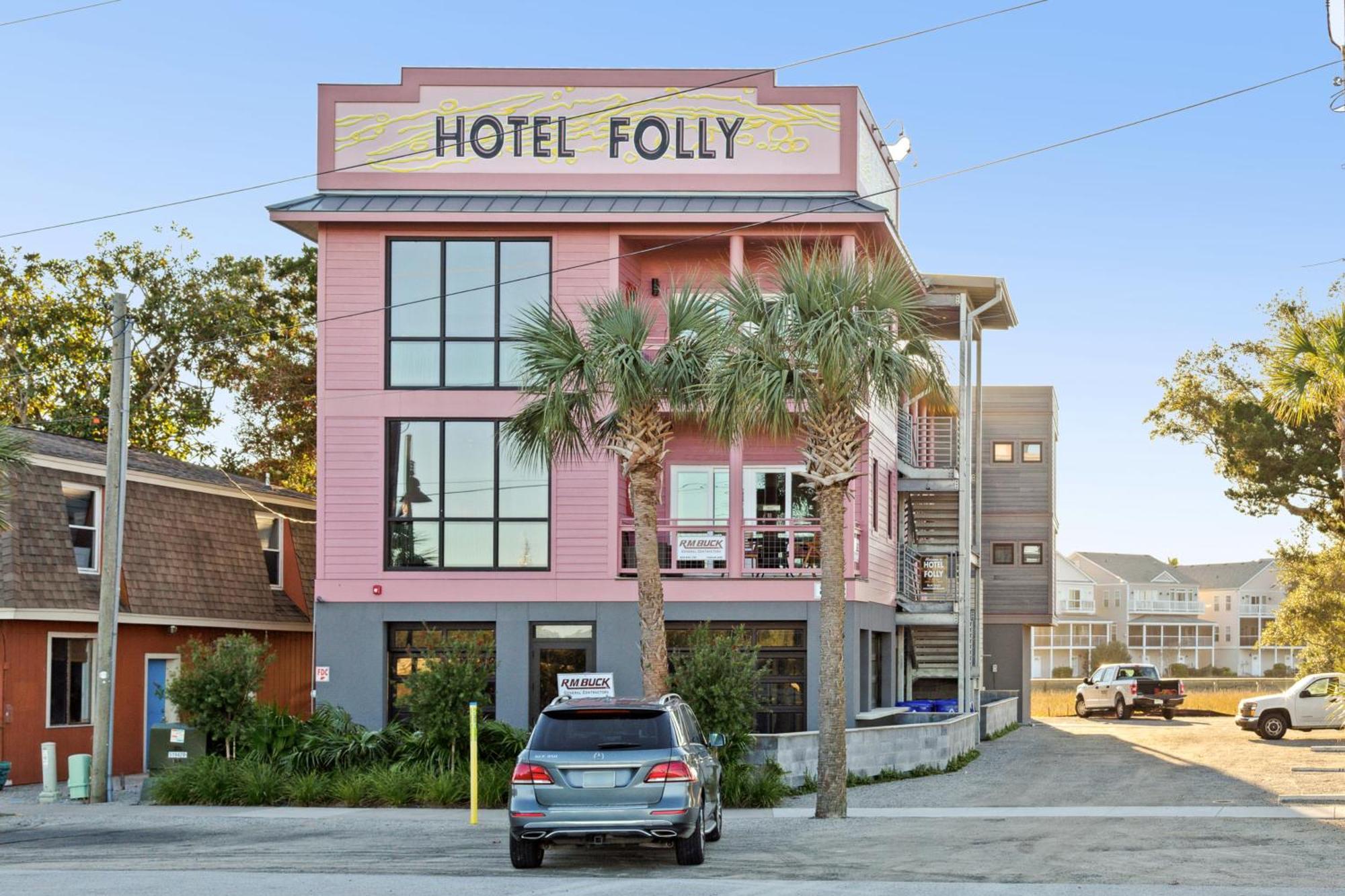 Hotel Folly With Marsh And Sunset Views Folly Beach Exteriör bild